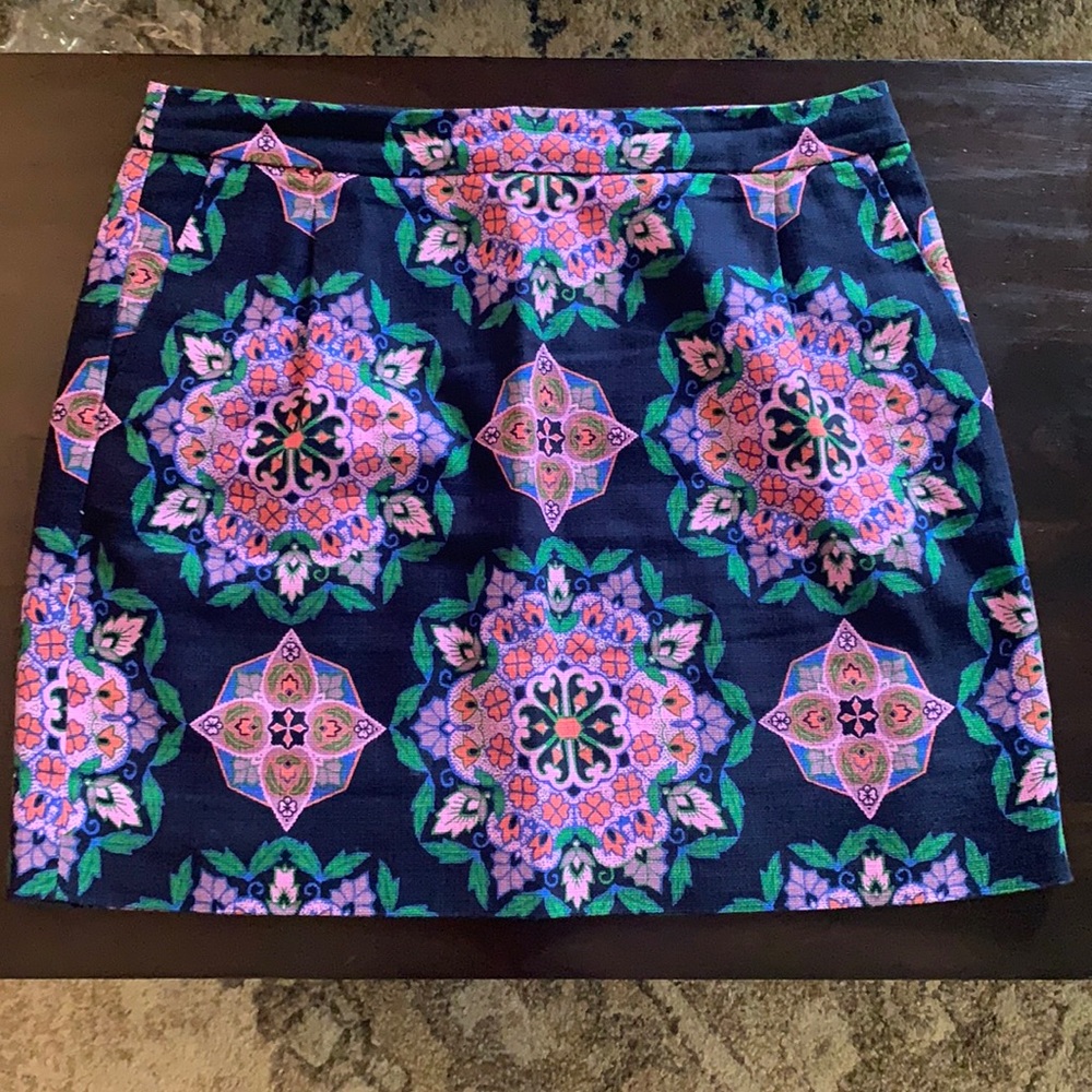 J.Crew Mandala Skirt SIZE 8.